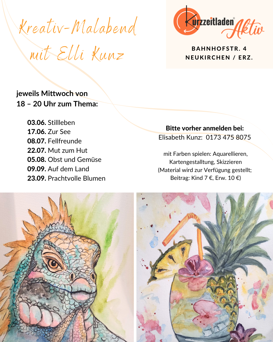 Kreativ-Malabend zum Thema: "Zur See"
